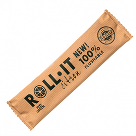 Rince-doigts flushable roll-it cellulose blanc 14,5 x 4 cm