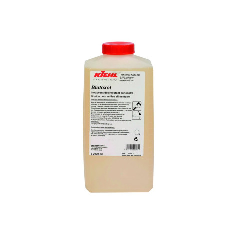 Nettoyant désinfectant concentré BLUTOXOL agréé contact alimentaire - Flacon de 2L