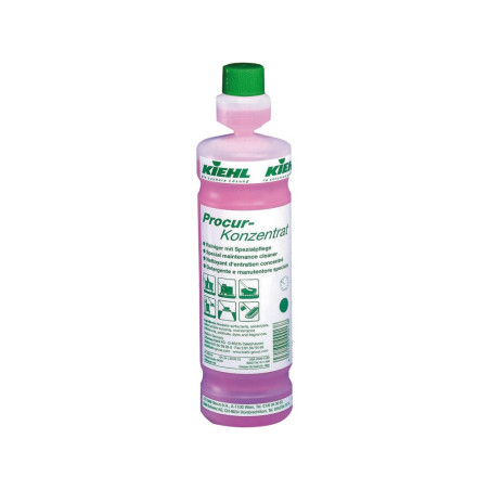 Nettoyant d'entretien concentré antiglissant PROCUR CONCENTRE - Flacon-doseur de 1L