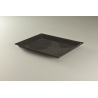 Plateau injecté cristal Prestige noir grand modèle 35x27,5x2 cm
