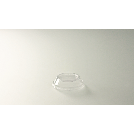 Couvercle dôme Ø9,5 cm pour coupe à dessert 155ml PP cristal - 25 par sachet