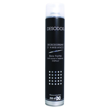 Désodorisant d'ambiance sans retombée senteur Bois Flotté - Aérosol de 750ml
