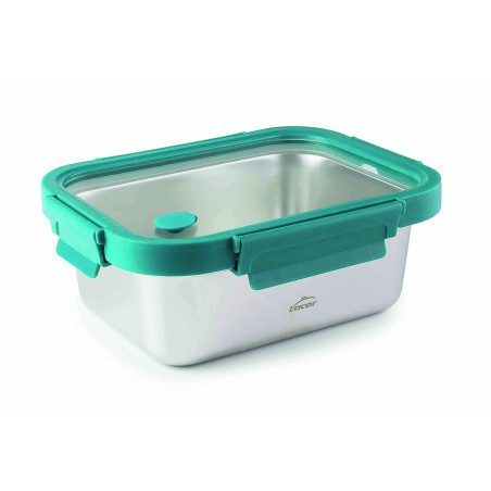 Conteneur rectangulaire Etern 800 ml - Inox 18/10 -  18,5x14x7,5 cm