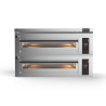 Four à pizza électrique Pyralis D12L 2 chambres - 18 kW - 380V tri - 1440x1010x720 mm
