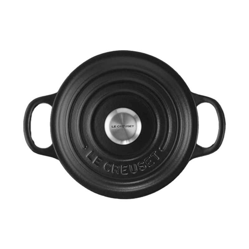 Cocotte ronde 8,1 L - Noire mat Ø 30 cm