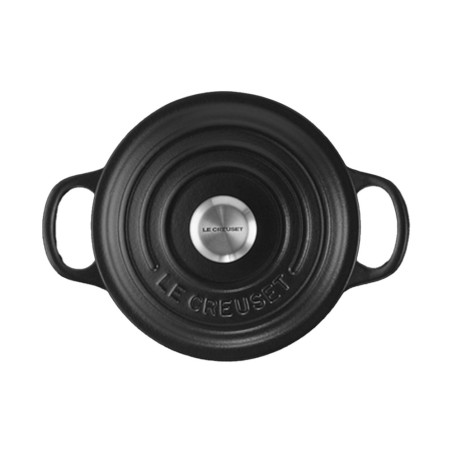 Cocotte ronde 8,1 L - Noire mat Ø 30 cm