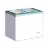 Conservateur négatif verre coulissant avec panier vrac VIC220CSV -18/-25°C - froid statique - 249L - 1002x651x852 mm