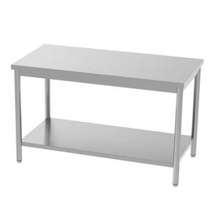 Table centrale avec étagère 1400 x 700 x 850/900 mm