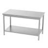 Table centrale avec étagère 2000 x 700 x 850/900 mm