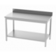 Table adossée avec étagère 1000 x 700 x 850/900 mm