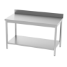 Table adossée avec étagère 1800 x 700 x 850/900 mm