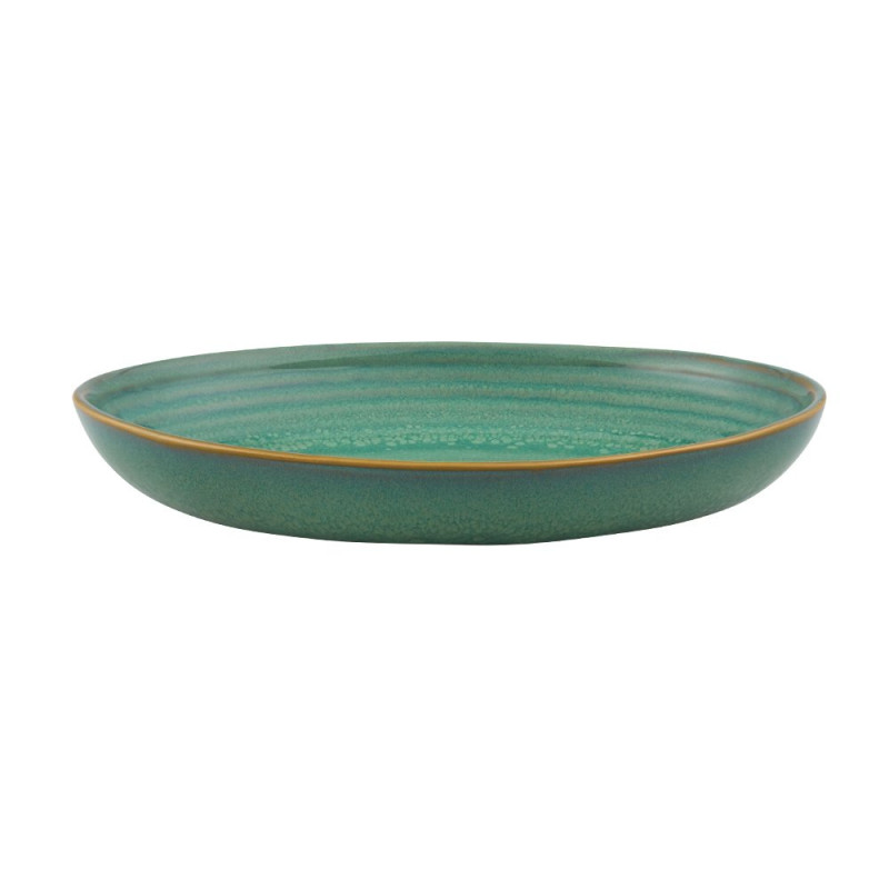 Assiette oblong - Grès Ø 27x20x4,5 cm - Gemstone Jade