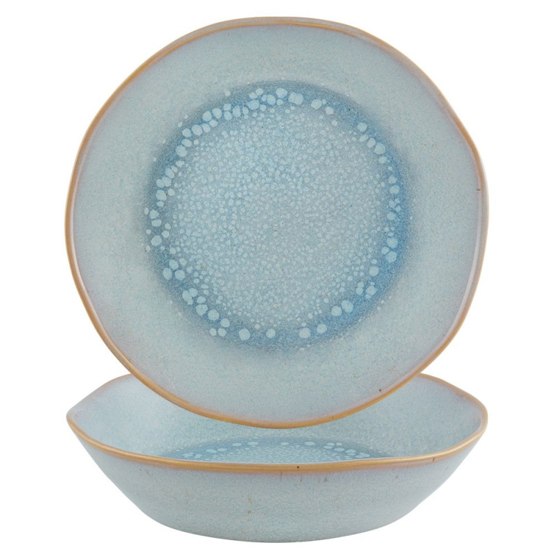 Assiette creuse 90 cl - Grès Ø 22x2,5 cm - Gemstone Moonstone
