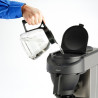 Machine à café avec tirage d'eau chaude - 1 thermo 2,4 L - 18L/h - 3,2 kW - 230V mono - 420x380x650 mm