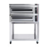 Four à pizza électrique Pyralis D12L 2 chambres - 18 kW - 380V tri - 1440x1010x720 mm