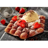 Gaufrier Bubble Waffle - 1,6kW - 30 alvéoles - 305x440x230 mm