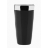 Shaker inox Boston plastifié noir 70cl + verre 41cl