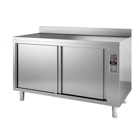 Meuble bas chauffant adossé 1200 x 700 x 850/900 mm