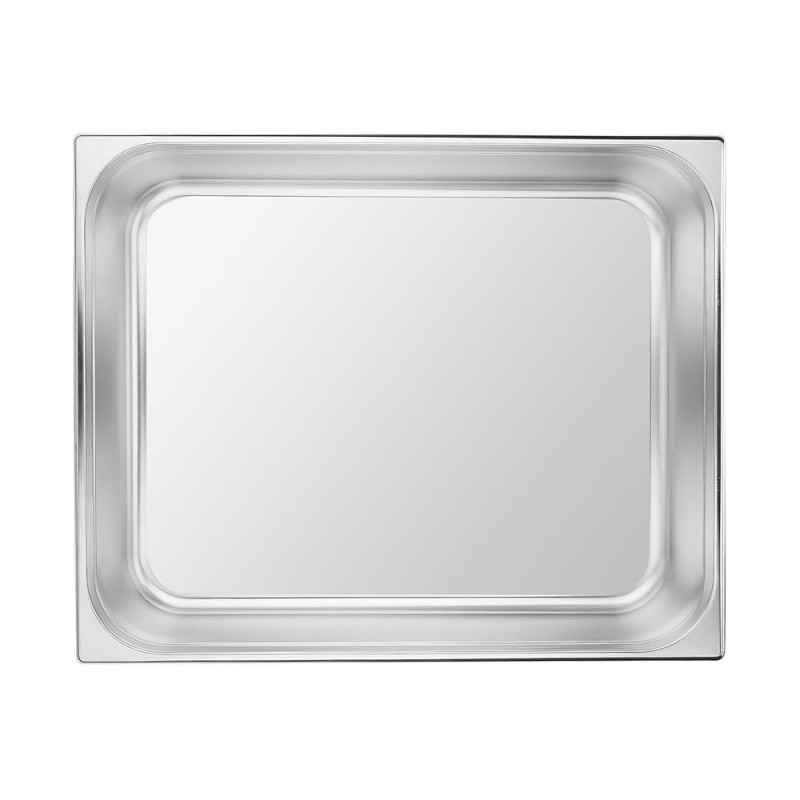 Bac gastronorme plein inox 18/10 - ép 8/10ème - GN 2/1 - hauteur 150 mm - 650x530 mm