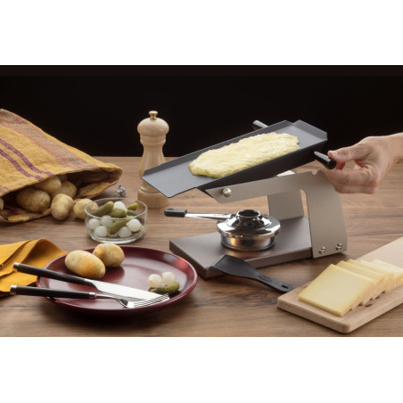 Appareil à raclette / fondeuse RACLY sans fil avec brûleur - 1 à 2 pers.
