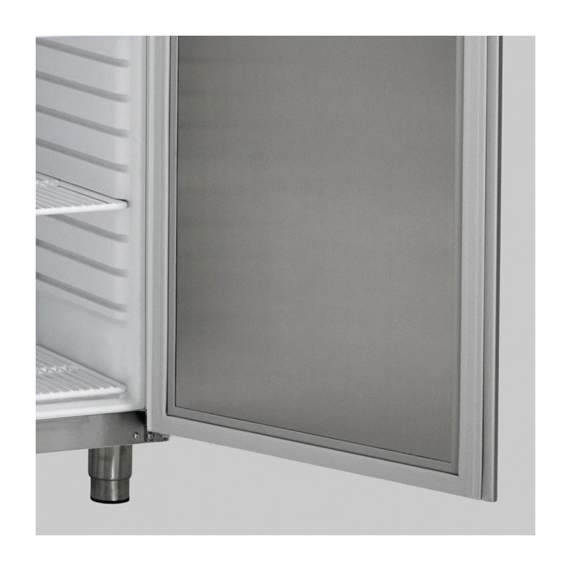 Armoire froide 359L positive - Froid ventilé canalisé +2/+12°C - 1 porte pleine - 88W - Inox - 595x642x1875 mm