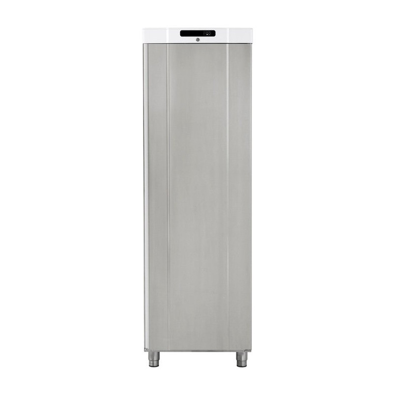 Armoire froide 359L positive - Froid ventilé canalisé +2/+12°C - 1 porte pleine - 88W - Inox - 595x642x1875 mm