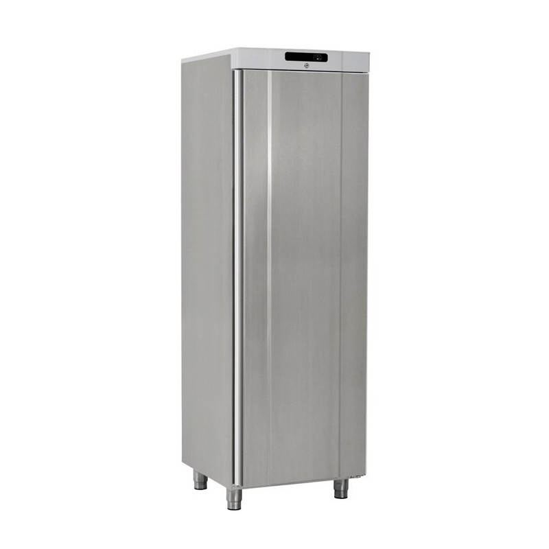Armoire froide 359L négative - Froid ventilé canalisé -22° à -5°C - 1 porte pleine 151W - Inox - 595x642x1875 mm
