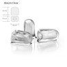 Machine à glaçons creux SDH40A - Glaçons 21 g - Jusqu'à 41 kg /24h - Stockage 12 kg - 230V mono - 450x620x740 mm
