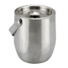 Seau à glace inox 1 litre double paroi isotherme - 14x14x15,5 cm