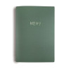 Porte-menu format A4 25,5x32 cm - Saura vert