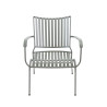 Fauteuil de jardin Phil - gris et vert - aluminium