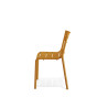 Chaise Calor - empilable polypropylène - jaune
