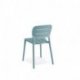 Chaise Propi - empilable polypropylène - bleu