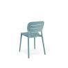 Chaise Propi - empilable polypropylène - bleu