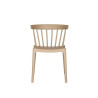 Chaise Windson - empilable polypropylène - sable - 54x53x75cm