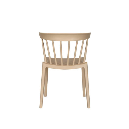 Chaise Windson - empilable polypropylène - sable - 54x53x75cm