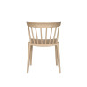 Chaise Windson - empilable polypropylène - sable - 54x53x75cm