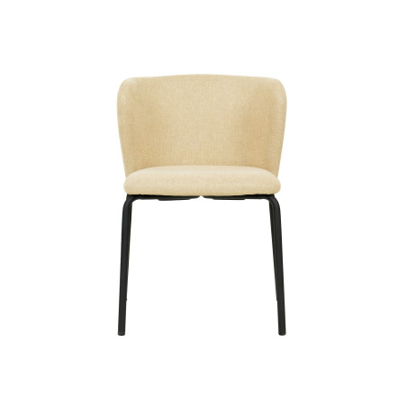 Chaise empilable Breack - tissu beige