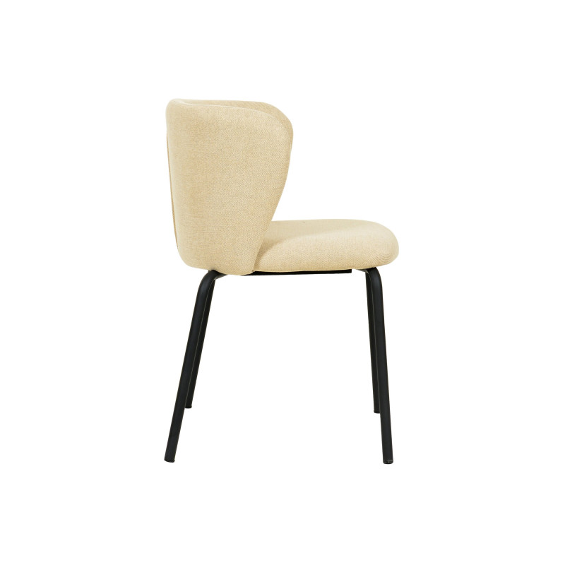 Chaise empilable Breack - tissu beige