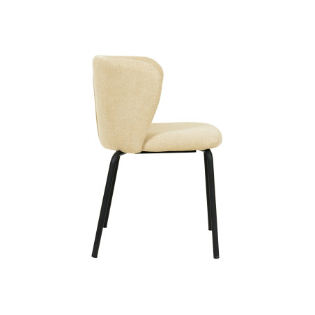 Chaise empilable Breack - tissu beige