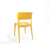 Chaise Wing - empilable en polypropylène - jaune moutarde