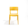 Chaise Wing - empilable en polypropylène - jaune moutarde