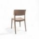 Chaise Wing - empilable en polypropylène - beige sable