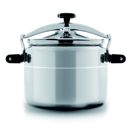 Cocotte à pression 22 L en aluminium pur Ø34 cm