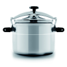Cocotte à pression 22 L en aluminium pur Ø34 cm