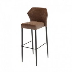 Tabouret de bar cognac