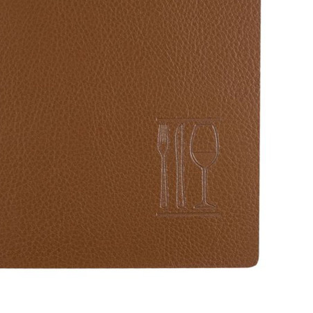 Porte-menu format A5 19x23,5 cm - Simone marron