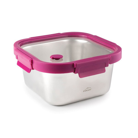 Conteneur carré Etern 650 ml - Inox 18/10 - 15x15x7,5 cm