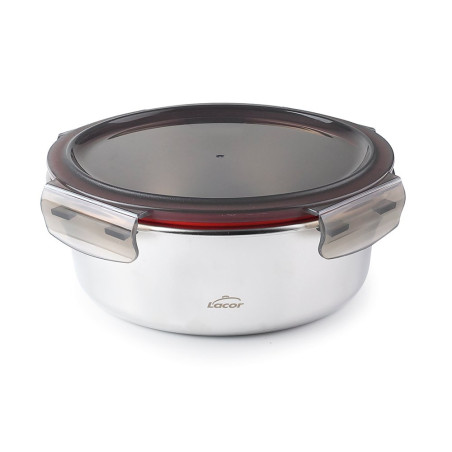Conteneur rond Ecoinox 700 ml - Inox 18/10 - Ø 16x7 cm
