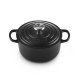 Cocotte ronde 1,8 L - Noire mat Ø 18 cm